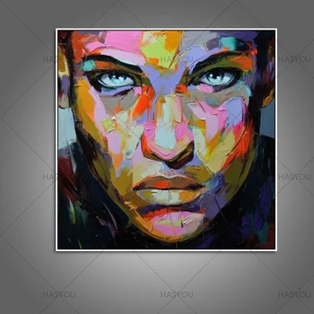 Modern Home Decoration Wall Art Handpainted colorful beautiful girl face Oil Painting on Canvas Handmade Girl Painting on canvas
Modern Home Decoration Wall Art Handpainted colorful beautiful girl face Oil Painting on Canvas Handmade Girl Painting on canvas