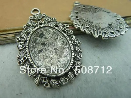 Free shipping!!! 30x43mm-18x25m Antique Silver Oval Flower Cameo Cabochon Base Setting
Free shipping!!! 30x43mm-18x25m Antique Silver Oval Flower Cameo Cabochon Base Setting
