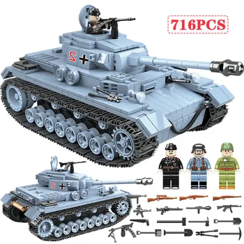 716 PCS Technik Military Tank Building Blocks Compatible Legoed Army City WW2 Soldier Police Weapon Bricks Sets Boys Toys
716 PCS Technik Military Tank Building Blocks Compatible Legoed Army City WW2 Soldier Police Weapon Bricks Sets Boys Toys