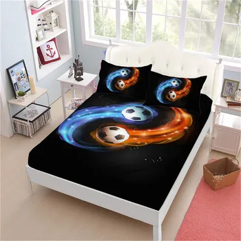 3/4Pcs Tai Chi Football Sheet Set Sports Posture Design Bed Linens Twin King Queen Fitted Sheet Deep Pocket Bedding Pillowcase
3/4Pcs Tai Chi Football Sheet Set Sports Posture Design Bed Linens Twin King Queen Fitted Sheet Deep Pocket Bedding Pillowcase