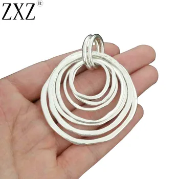 ZXZ 2pcs Personalised Large 7 Circles Pendants For Necklace Jewelry Making Findings 70x55mm
ZXZ 2pcs Personalised Large 7 Circles Pendants For Necklace Jewelry Making Findings 70x55mm