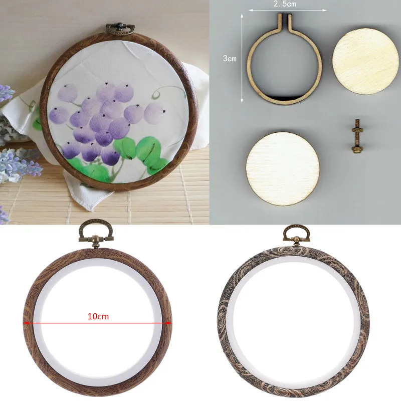 Practical Embroidery Hoops Frame Set Bamboo Wooden Embroidery Hoop Rings for DIY Cross Stitch Needle Craft Tools
Practical Embroidery Hoops Frame Set Bamboo Wooden Embroidery Hoop Rings for DIY Cross Stitch Needle Craft Tools