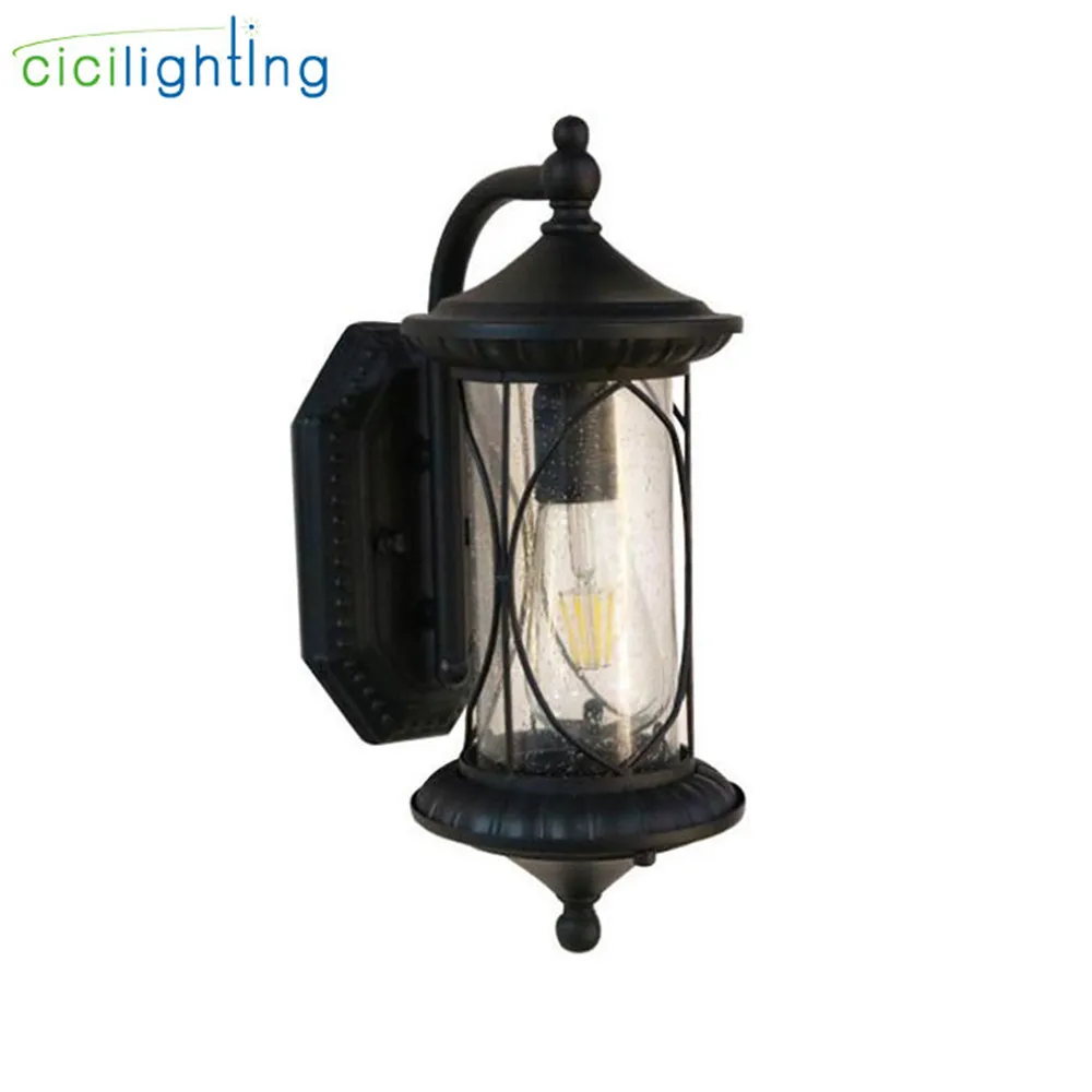 European outdoor waterproof clear glass decor shade wall lamp corridor retro decoration E27 bulb porch lighting for yard garden
European outdoor waterproof clear glass decor shade wall lamp corridor retro decoration E27 bulb porch lighting for yard garden