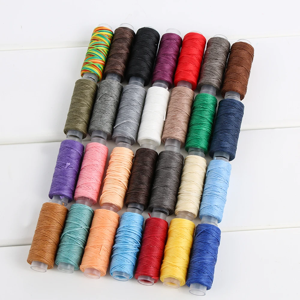 25Meters Durable 0.8mm 150D Leather Waxed Thread Cord for Hand Stitching Thread Flat Waxed Sewing Line DIY Handicraft Tool
25Meters Durable 0.8mm 150D Leather Waxed Thread Cord for Hand Stitching Thread Flat Waxed Sewing Line DIY Handicraft Tool