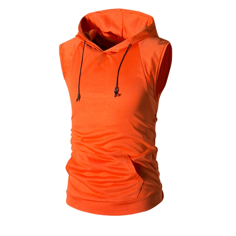 2018 Summer New Brand Men'S European&American Trend Solid Color Pullover Big Size Sleeveless Men'S Thin Loose Hooded Waistcoat
2018 Summer New Brand Men'S European&American Trend Solid Color Pullover Big Size Sleeveless Men'S Thin Loose Hooded Waistcoat