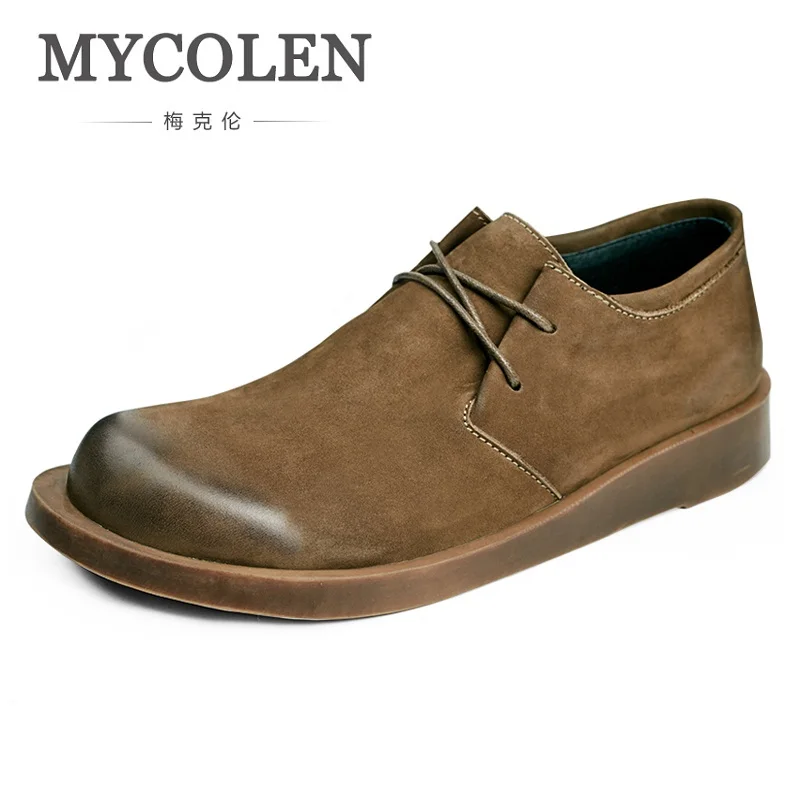 MYCOLEN New Spring Fashion Business Men Shoes Genuine Leather High Quality Soft Casual Breathable Men's Flats Shoes Chaussure
MYCOLEN New Spring Fashion Business Men Shoes Genuine Leather High Quality Soft Casual Breathable Men's Flats Shoes Chaussure