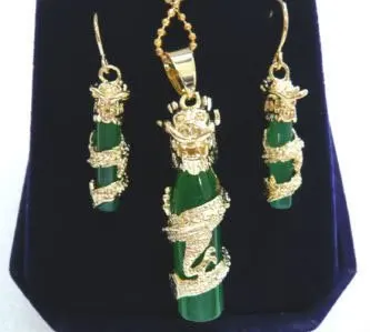 charming Jades Dragon Pendant Earrings & Necklace
charming Jades Dragon Pendant Earrings & Necklace