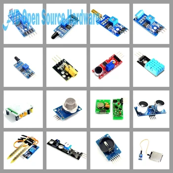 16pcs/lot Raspberry Pi 3&Raspberry Pi 2 Model B the sensor module package 16 kinds of sensor
16pcs/lot Raspberry Pi 3&Raspberry Pi 2 Model B the sensor module package 16 kinds of sensor
