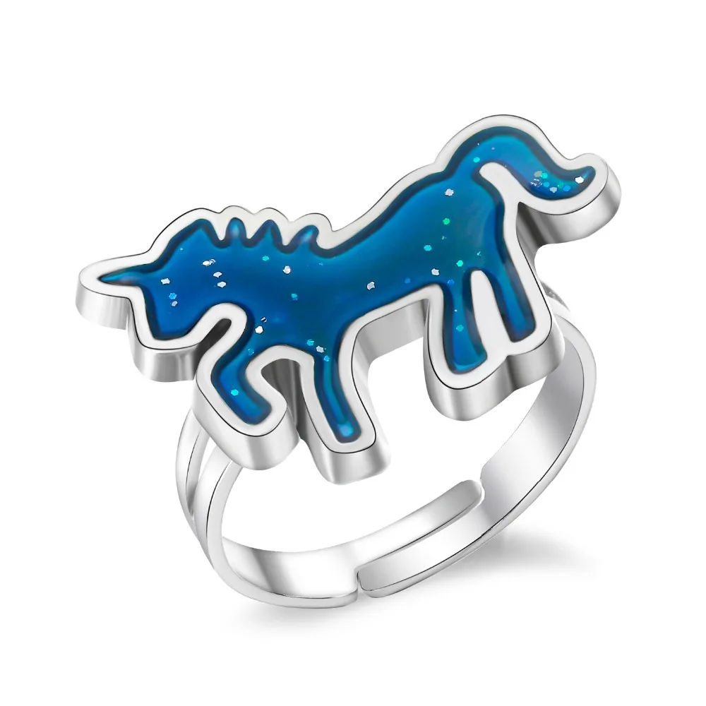 1pc Unicorn Change Mood Circle Opening Adjustable Rings For Women Men Boho Couple Finger Ring Mans Party Jewelry Ring R656
1pc Unicorn Change Mood Circle Opening Adjustable Rings For Women Men Boho Couple Finger Ring Mans Party Jewelry Ring R656