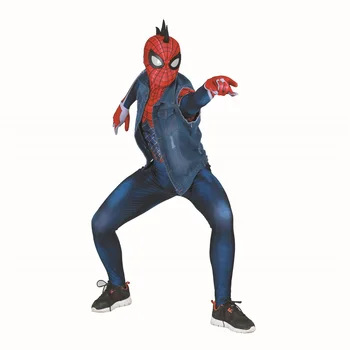 Punk Spiderman Cosplay Costume 3D Printing spider-man costumes halloween cosplay spandex zentai suit
Punk Spiderman Cosplay Costume 3D Printing spider-man costumes halloween cosplay spandex zentai suit