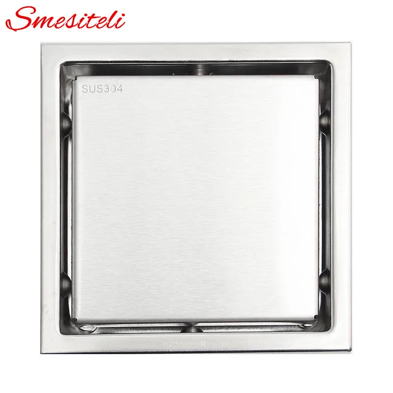 Smesiteli Wholesale And Promotions Shower Floor Drain Bathroom Washer Waste Drain Modern Square Style Brushed Nickel Finish
Smesiteli Wholesale And Promotions Shower Floor Drain Bathroom Washer Waste Drain Modern Square Style Brushed Nickel Finish