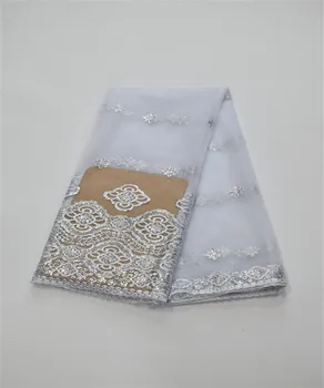 Newest Double color embroidery chemical guipure African lace fabric cheap price french net lace fabric for wedding dress16.80
Newest Double color embroidery chemical guipure African lace fabric cheap price french net lace fabric for wedding dress16.80