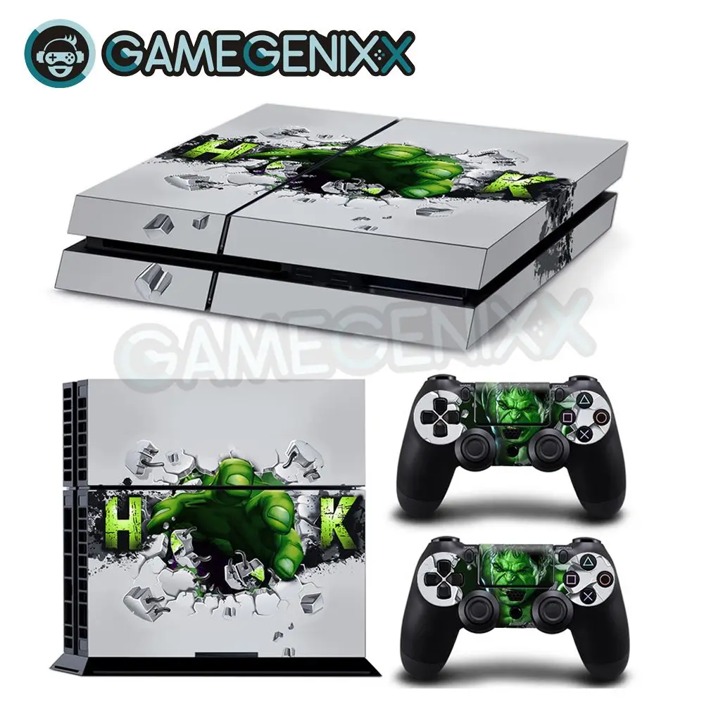GAMEGENIXX Skin Sticker Protective Vinyl Decal for PS4 Console and 2 Controllers - Hulk Superhero
GAMEGENIXX Skin Sticker Protective Vinyl Decal for PS4 Console and 2 Controllers - Hulk Superhero