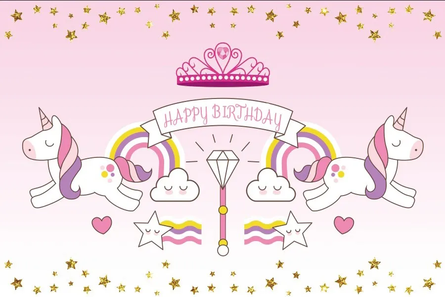 Laeacco Unicorn Party Rainbow Golden Star Baby Birthday Pattern Photographic Backgrounds Photography Backdrops For Photo Studio
Laeacco Unicorn Party Rainbow Golden Star Baby Birthday Pattern Photographic Backgrounds Photography Backdrops For Photo Studio