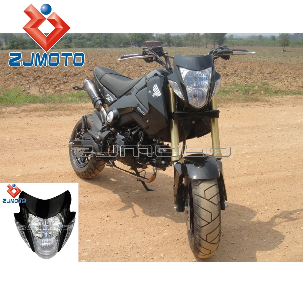 Universal Motorcycle Off Road Black Headlight Fairing Dirt Bike Headlamp Mask For Honda Yamaha Suzuki Custom ZXR GSX GSF
Universal Motorcycle Off Road Black Headlight Fairing Dirt Bike Headlamp Mask For Honda Yamaha Suzuki Custom ZXR GSX GSF