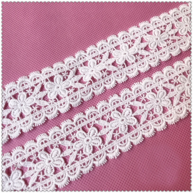 19Yards 3.8cm Cotton Embroidery Lace Fabric Garment Needlework Aewing DIY Handmade Accessories Clothes Decoration 210
19Yards 3.8cm Cotton Embroidery Lace Fabric Garment Needlework Aewing DIY Handmade Accessories Clothes Decoration 210
