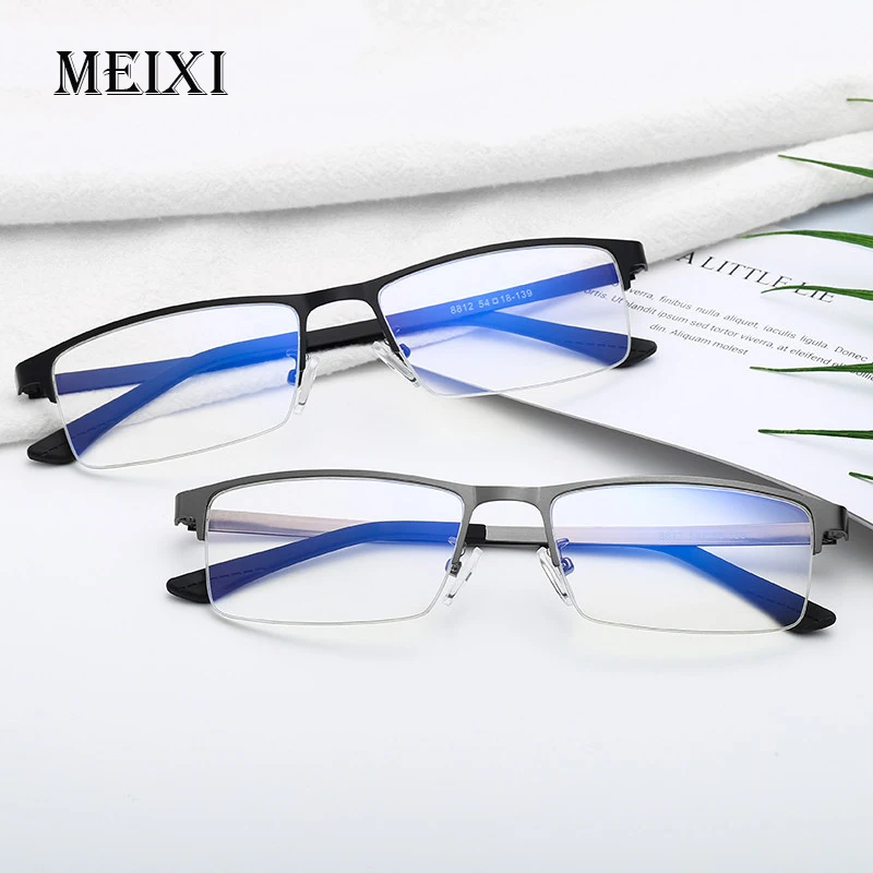 Mirror Flat Lense Unisex glasses Business Casual Designer Frame Anti-blue light radiation protections for Optician glasses
Mirror Flat Lense Unisex glasses Business Casual Designer Frame Anti-blue light radiation protections for Optician glasses