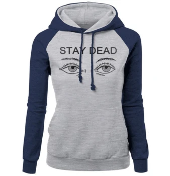 New 2019 Autumn Winter Raglan Hoody For Women Print STAY DEAD EYES Streetwear Hip Hop Women's Sweatshirt Harajuku Kpop Clothing
New 2019 Autumn Winter Raglan Hoody For Women Print STAY DEAD EYES Streetwear Hip Hop Women's Sweatshirt Harajuku Kpop Clothing