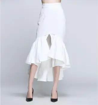 Newest Sexy High Split Ruffles Fishtail Skirts Women Elegant Vintage OL Office Work Slim Party Trumpet Skirts
Newest Sexy High Split Ruffles Fishtail Skirts Women Elegant Vintage OL Office Work Slim Party Trumpet Skirts