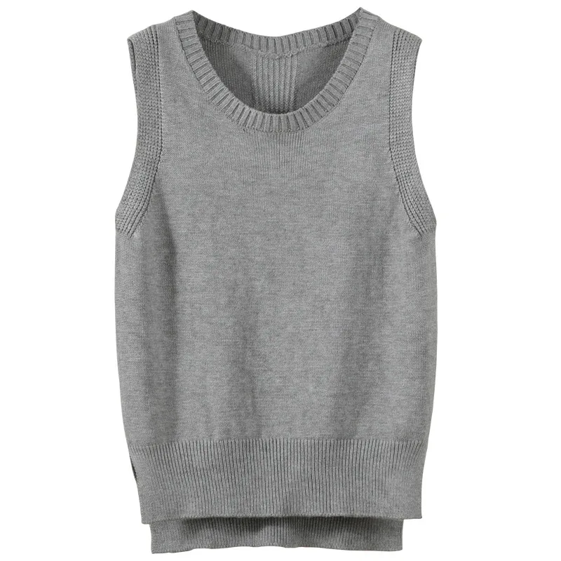New 2019 Korean Spring Autumn Knitted Vest Sweater Women Sleeveless Loose Pullover Sweaters M - XXL Plus Size Lady's Tops PZ1399
New 2019 Korean Spring Autumn Knitted Vest Sweater Women Sleeveless Loose Pullover Sweaters M - XXL Plus Size Lady's Tops PZ1399