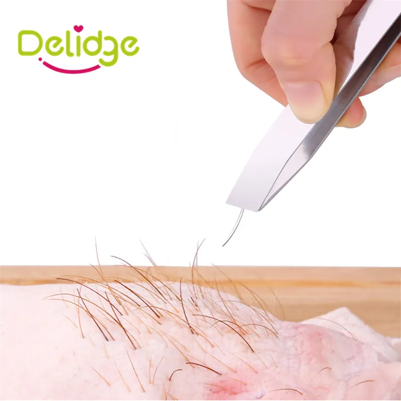 Delidge 1Pc Kitchen Stainless Steel Fish Bone Plucking Tweezer Accessory Duck Pig Hair Pulling Clip Removal Pliers Pincer Tongs
Delidge 1Pc Kitchen Stainless Steel Fish Bone Plucking Tweezer Accessory Duck Pig Hair Pulling Clip Removal Pliers Pincer Tongs