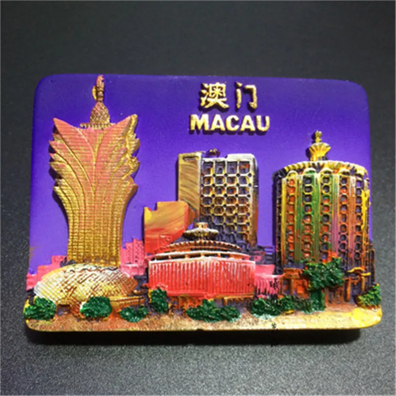 High Quality Resin Handmade Macau China Fridge Magnets World Travel Tourist Souvenirs Refrigerator Magnetic Stickers
High Quality Resin Handmade Macau China Fridge Magnets World Travel Tourist Souvenirs Refrigerator Magnetic Stickers
