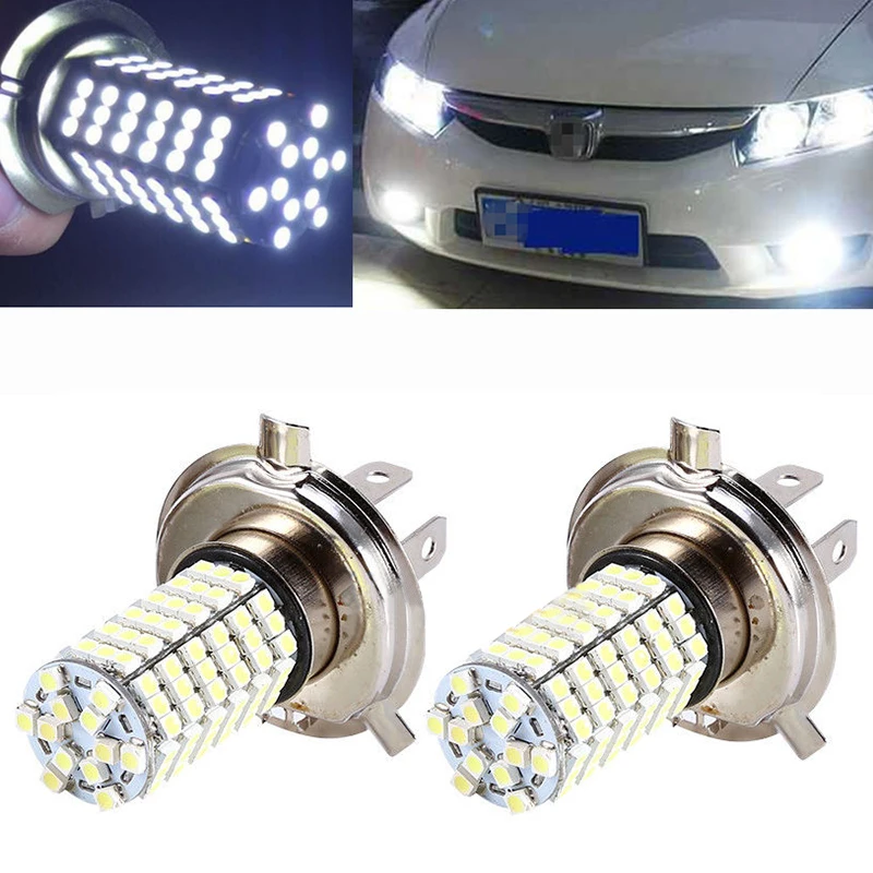 2pcs H4/HB2/9003 120LED Car Hi/Low Fog Driving Light Headlight Bulb