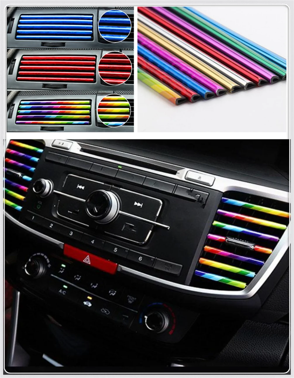 10pcs car shape conditioning air outlet decorative strip personality for Kia Forte Ceed Stonic Stinger Rio Picanto Niro
10pcs car shape conditioning air outlet decorative strip personality for Kia Forte Ceed Stonic Stinger Rio Picanto Niro