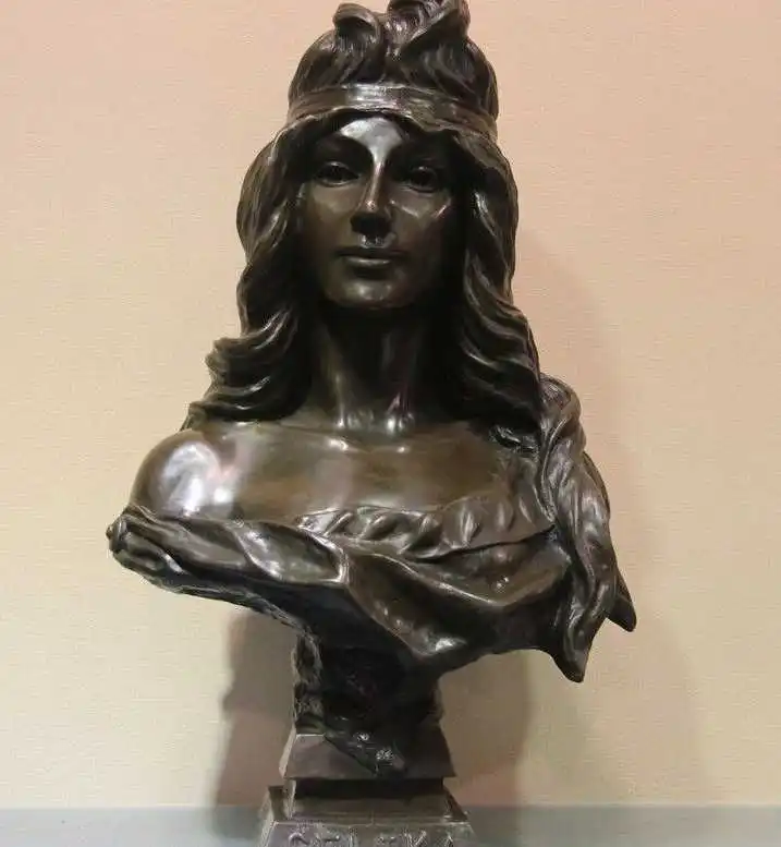 Bronze Sculpture SELIKA Young Woman Art Deco Figurine Statue Marble Base Figure
Bronze Sculpture SELIKA Young Woman Art Deco Figurine Statue Marble Base Figure
