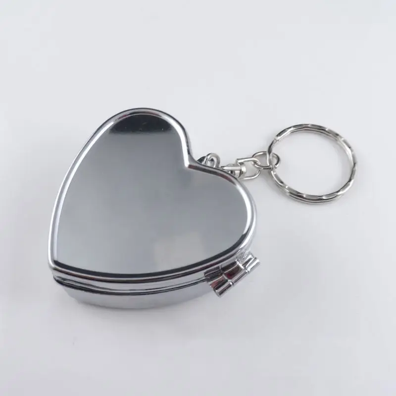 Mayitr 1pc Portable Metal PillBox 3 Styles Round Rectangle Heart Medicine Organizer Container For Pill Storage Case Holder