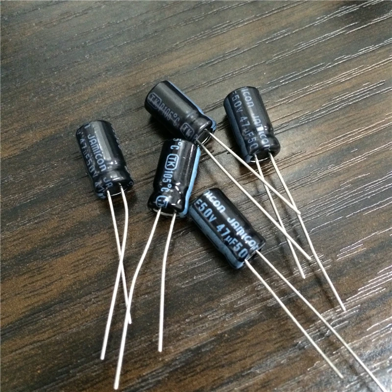 100pcs 47uF 50V JAMICON TK Series 6.3x11mm High Quality 50V47uF Aluminum Electrolytic capacitor
100pcs 47uF 50V JAMICON TK Series 6.3x11mm High Quality 50V47uF Aluminum Electrolytic capacitor