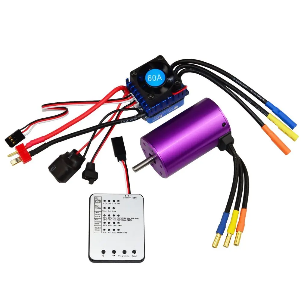 Brushless esc Combo with Program Card 1set for Cobra Truggy free shipping brushless esc motor and program card,recommend lipo 3S
Brushless esc Combo with Program Card 1set for Cobra Truggy free shipping brushless esc motor and program card,recommend lipo 3S