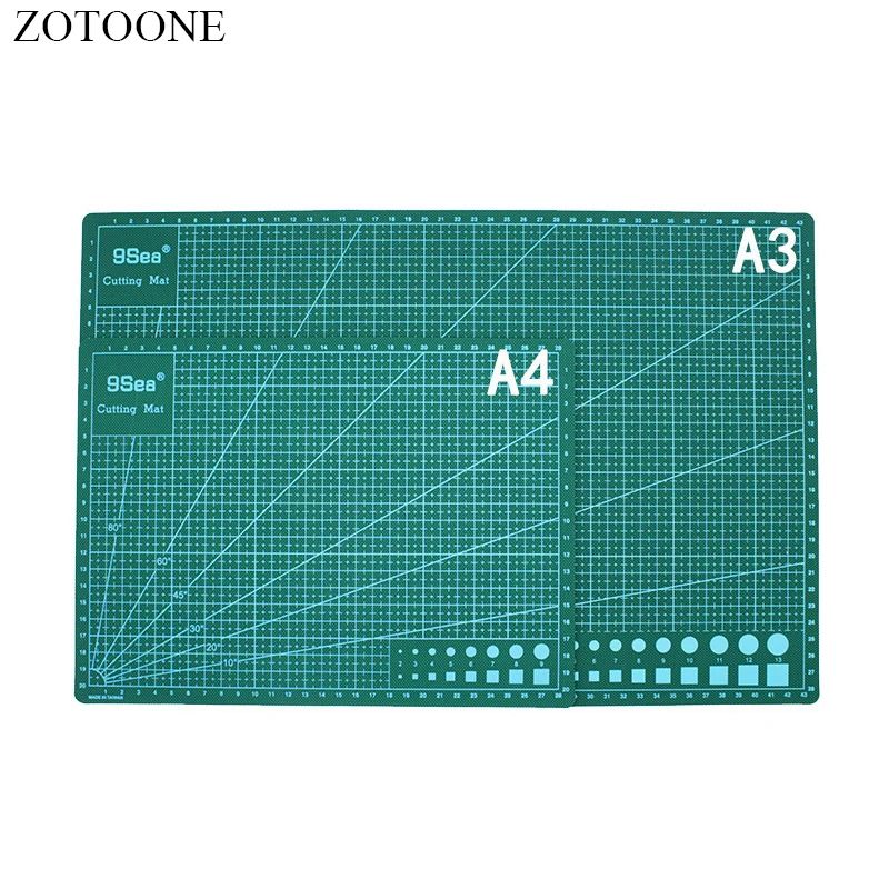 ZOTOONE A3/A4 PVC Diy Sewing Accessory Cutting Mats Double Sided Plate Design Cutting Mat Handmade Patchwork Tailoring Tools
ZOTOONE A3/A4 PVC Diy Sewing Accessory Cutting Mats Double Sided Plate Design Cutting Mat Handmade Patchwork Tailoring Tools