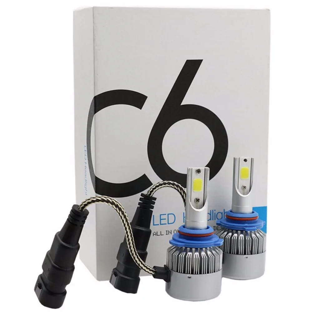 2 pcs All In One C6 Car LED Headlight HB3 9005 7600lm 6000K LED Car Bulb Auto Automobile Racing Lights
2 pcs All In One C6 Car LED Headlight HB3 9005 7600lm 6000K LED Car Bulb Auto Automobile Racing Lights