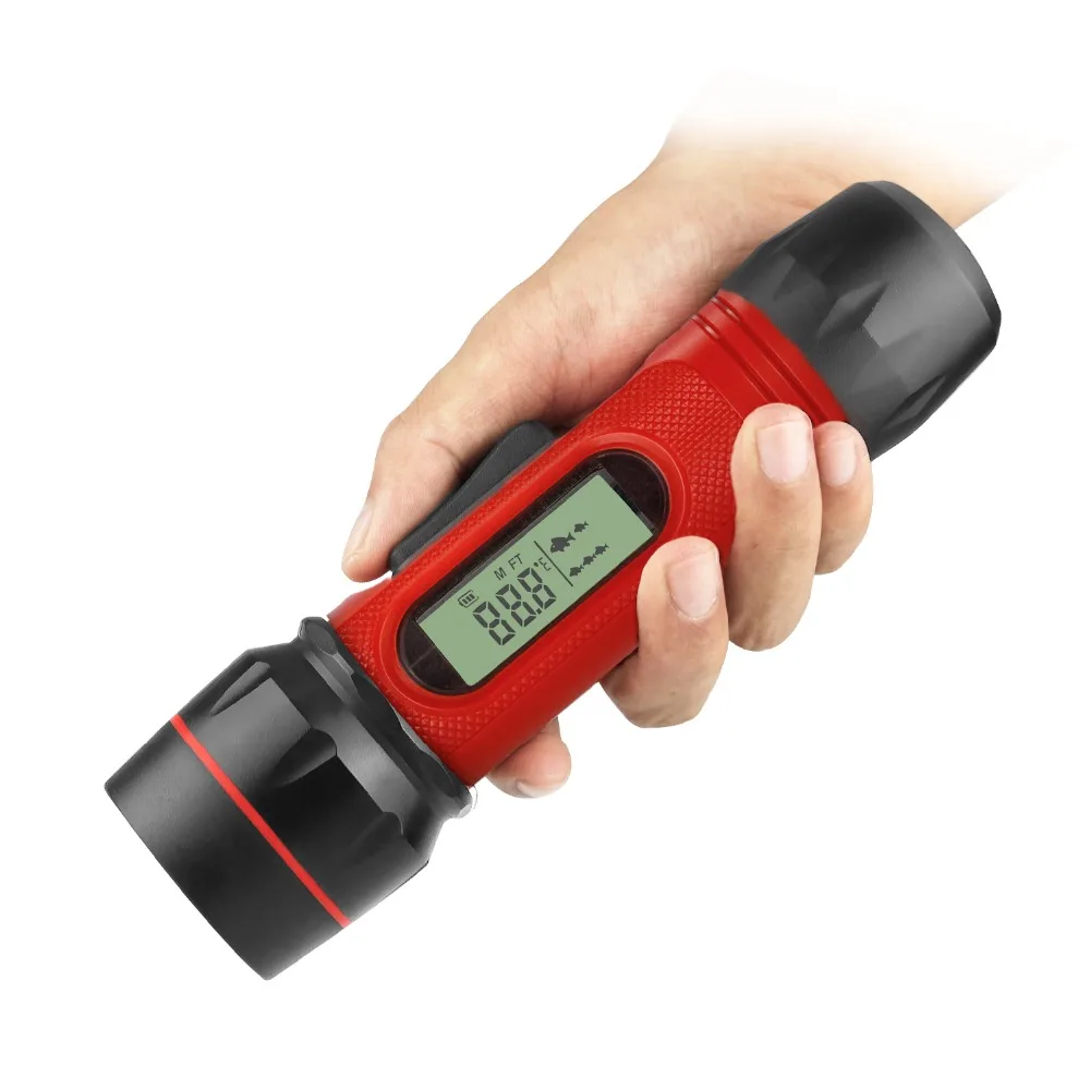 Portable Fish finder Wireless Echo Sounder 0.8-90m Depth Digital Handle Transducer Sensor Sonar Ice Fishing Fishfinder
Portable Fish finder Wireless Echo Sounder 0.8-90m Depth Digital Handle Transducer Sensor Sonar Ice Fishing Fishfinder
