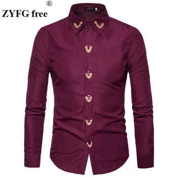 2017 Men's Long Sleeved shirt New Chinese style Fashion tops Brand Male embroidery Men Plaid Cotton Casual clothes shirts S-XXL
2017 Men's Long Sleeved shirt New Chinese style Fashion tops Brand Male embroidery Men Plaid Cotton Casual clothes shirts S-XXL