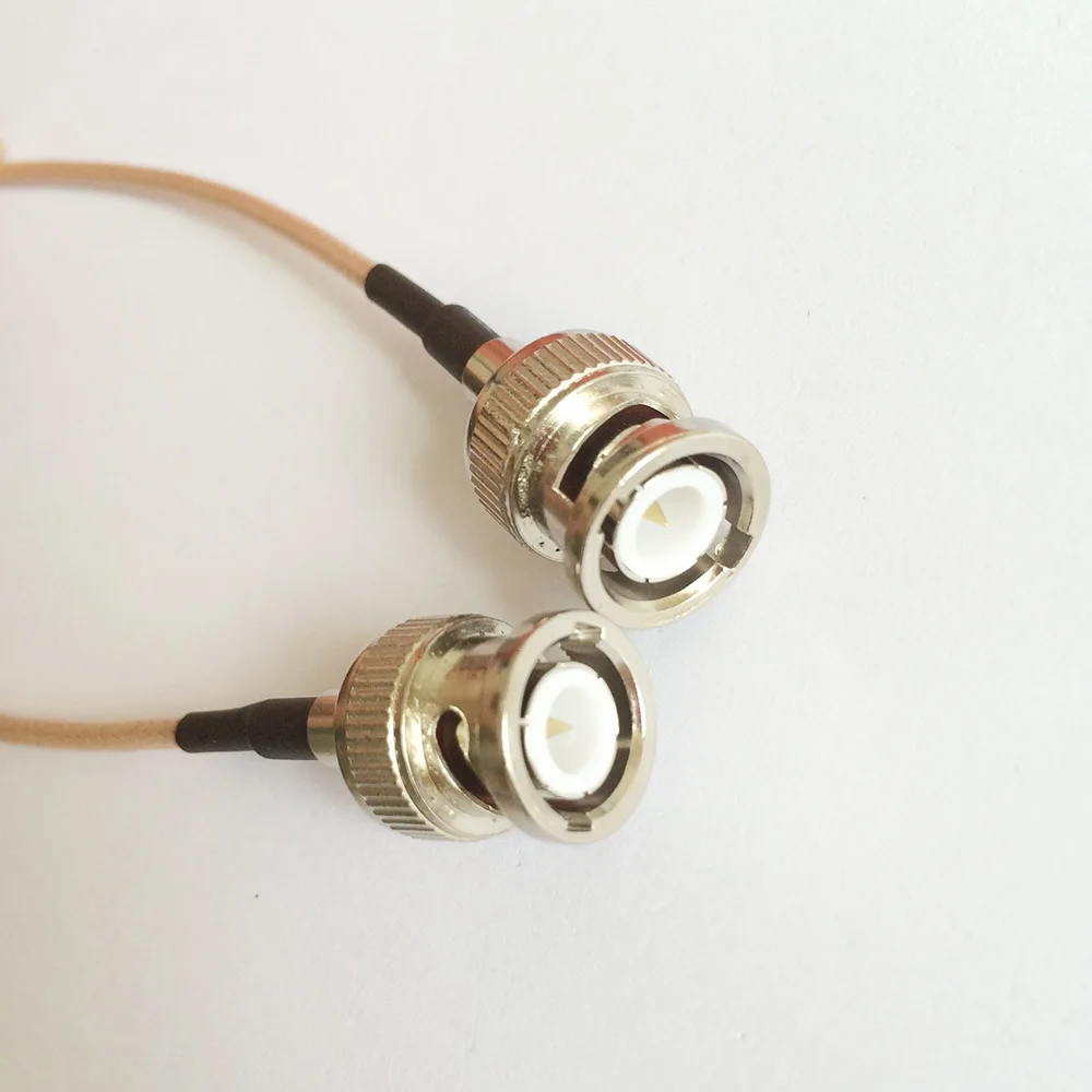 ALLISHOP 50CM/1.64ft Coaxial BNC Cable for CCTV Camera BNC Male to BNC Male RG316D Double Shield Silver
ALLISHOP 50CM/1.64ft Coaxial BNC Cable for CCTV Camera BNC Male to BNC Male RG316D Double Shield Silver