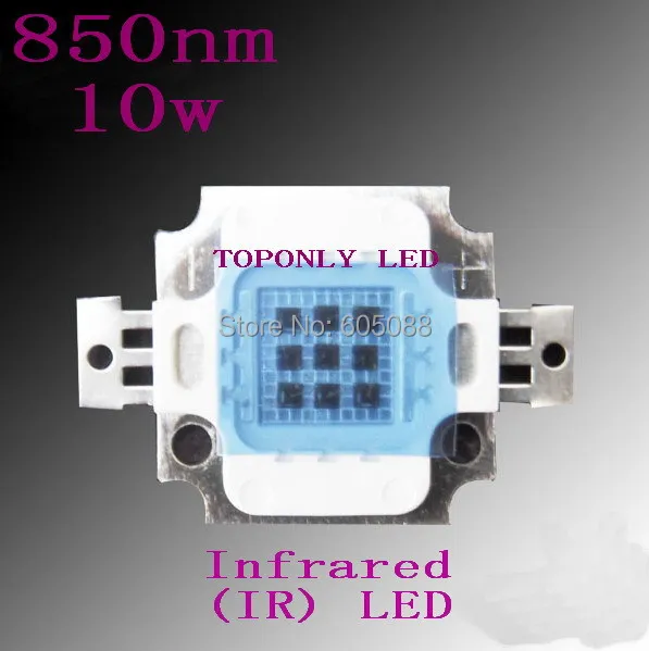 high power led 850nm infrared 10w,Epistar ir led light,DC4.5-6.0v,1050mA,life>50,000hrs, 50pcs/lot wholesale,DHL free shipping!
high power led 850nm infrared 10w,Epistar ir led light,DC4.5-6.0v,1050mA,life>50,000hrs, 50pcs/lot wholesale,DHL free shipping!
