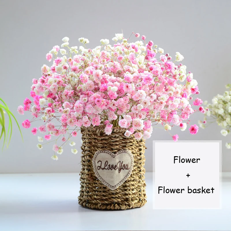 New beautiful babysbreath hybrid Valentine's Day wedding decoration party decoration Dried flowers and flower basket,Z4846
New beautiful babysbreath hybrid Valentine's Day wedding decoration party decoration Dried flowers and flower basket,Z4846