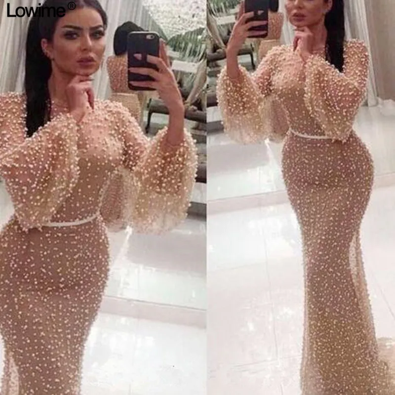 2018 Muslim Sexy Long Sleeves Evening Dresses 2018 Mermaid Full Pearls Turkish Arabic Dubai Middle East Evening Prom Party Dress
2018 Muslim Sexy Long Sleeves Evening Dresses 2018 Mermaid Full Pearls Turkish Arabic Dubai Middle East Evening Prom Party Dress