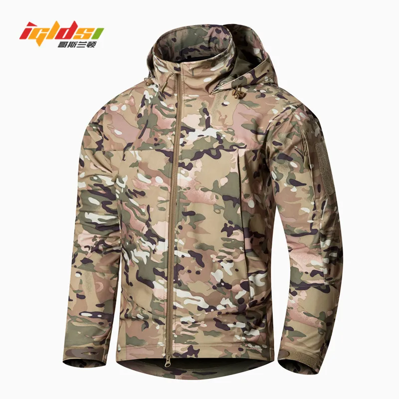 IGLDSI Softshell Military Tactical Jacket New 2018 Men Waterproof Warm Coat Winter Camouflage Hooded Jacket Army Clothing S-3XL
IGLDSI Softshell Military Tactical Jacket New 2018 Men Waterproof Warm Coat Winter Camouflage Hooded Jacket Army Clothing S-3XL