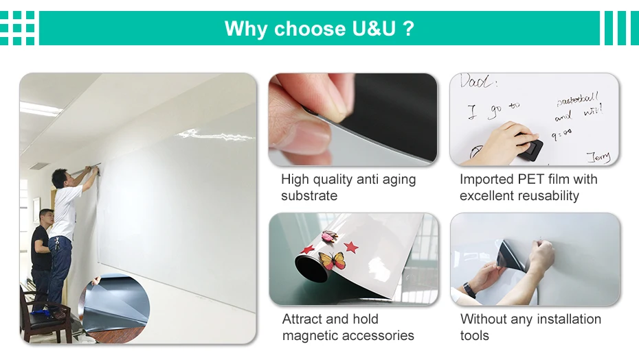 Self-adhesive Whiteboard Sticker for Wall Soft Dry Erase Magnet Hold Magnets White Board with Adhesive_03