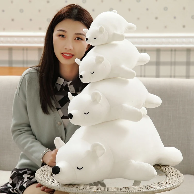 1pc 40cm/50cm/70cm Kawaii Polar Bear Plush Toys Stuffed Animals Plush Foam Partical Bear Pillow White Bear Cushion Girl Toy
1pc 40cm/50cm/70cm Kawaii Polar Bear Plush Toys Stuffed Animals Plush Foam Partical Bear Pillow White Bear Cushion Girl Toy