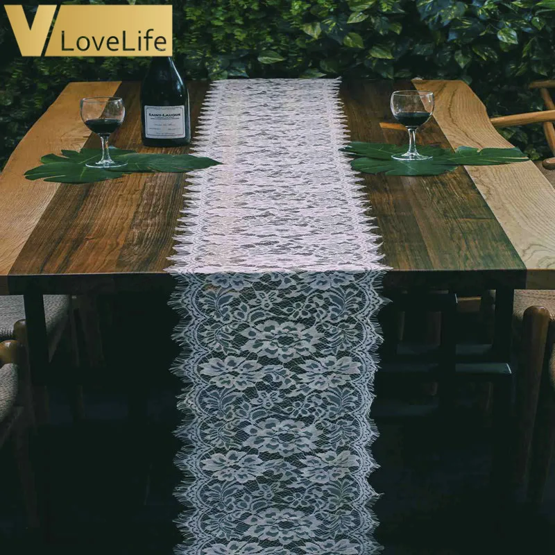 Boho Wedding Table Decoration 28X300CM Floral Pattern White Lace Table Runner Rustic Chic Wedding Party Supplies
Boho Wedding Table Decoration 28X300CM Floral Pattern White Lace Table Runner Rustic Chic Wedding Party Supplies