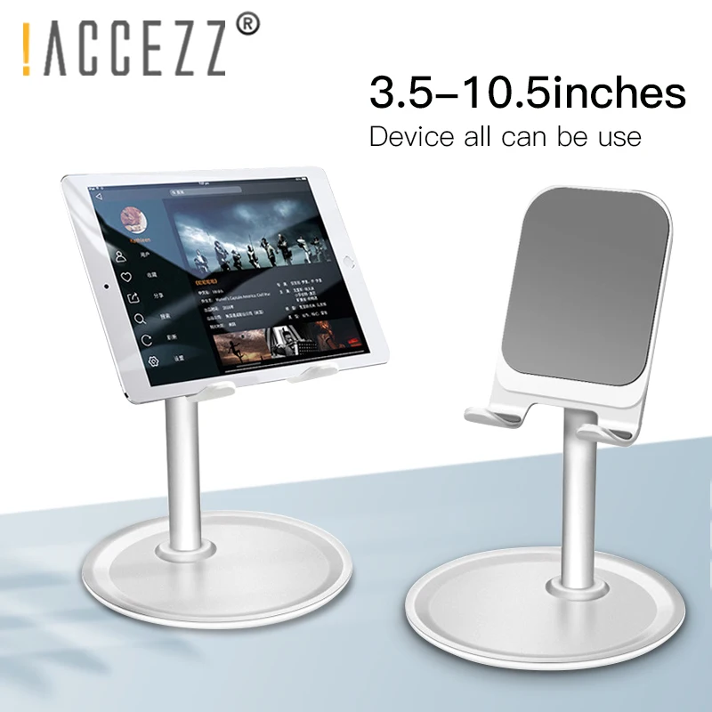 !ACCEZZ Metal Phone Holder For 3.5-10.5 inches Mobile Phone For Iphone X Xiaomi Redmi Samsung Desk Stand Tablet Support Bracket
!ACCEZZ Metal Phone Holder For 3.5-10.5 inches Mobile Phone For Iphone X Xiaomi Redmi Samsung Desk Stand Tablet Support Bracket
