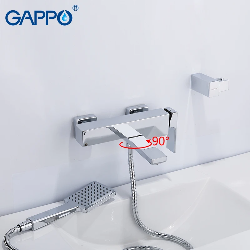 

GAPPO shower faucet do anheiro taps mitigeur baignoire shower faucet brass bathroom rainfall shower bathtub faucet waterfall