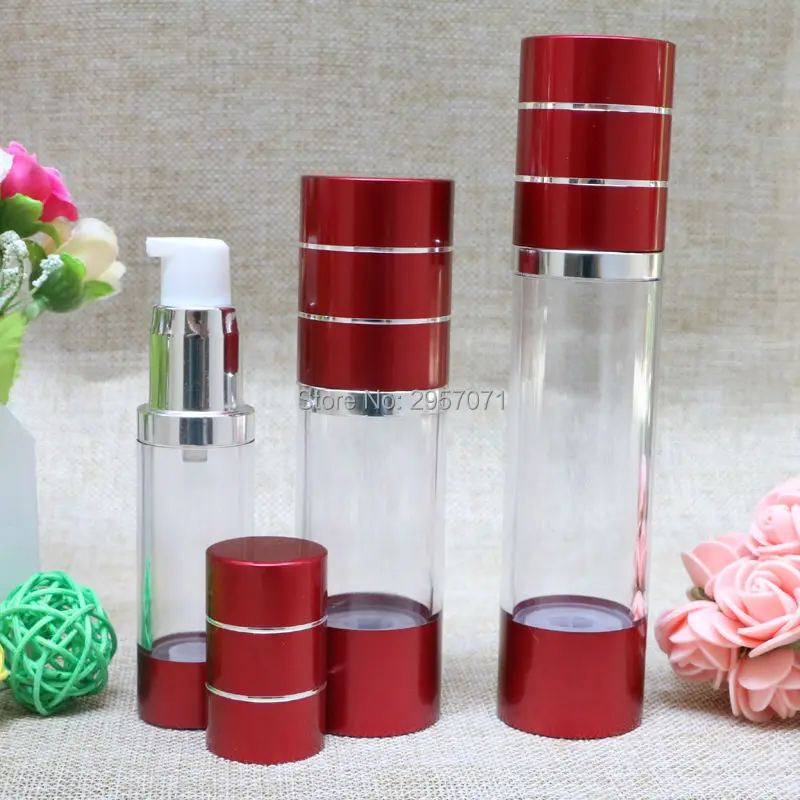 15ml 30ml 50ml Makeup Liquid Foundation Empty Airless Plastic Bottles Travel Containers for Shampoo Serums Creams 100pcs/lot DHL
15ml 30ml 50ml Makeup Liquid Foundation Empty Airless Plastic Bottles Travel Containers for Shampoo Serums Creams 100pcs/lot DHL