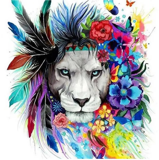 Colorfull Lion Diamond Painting Cross Stitch Crystal Needlework Rhinestone Plastic Crafts Drawing Painting Children's Birthday
Colorfull Lion Diamond Painting Cross Stitch Crystal Needlework Rhinestone Plastic Crafts Drawing Painting Children's Birthday