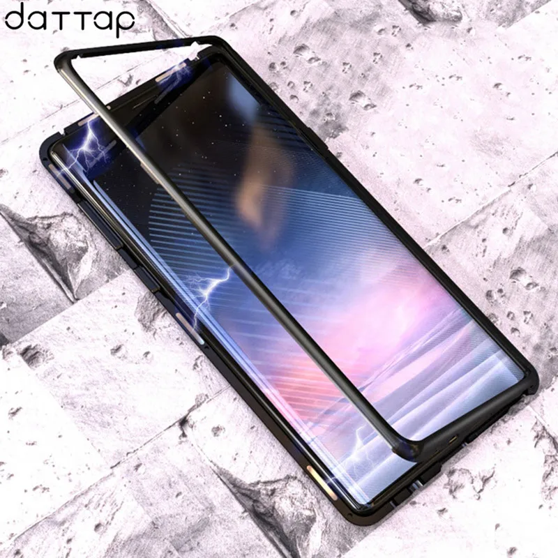 Magnetic Adsorption Flip Phone Case For Samsung Galaxy Note 9 Magnet Metal Tempered Glass Cover For Samsung Note 9 Note9 Cases
Magnetic Adsorption Flip Phone Case For Samsung Galaxy Note 9 Magnet Metal Tempered Glass Cover For Samsung Note 9 Note9 Cases