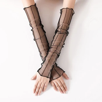 Summer New Lace Resistant Thin Sleeved Mesh Star Dots Ice Sleeve Women Long Arm Glove Driving Sun Protection Gloves
Summer New Lace Resistant Thin Sleeved Mesh Star Dots Ice Sleeve Women Long Arm Glove Driving Sun Protection Gloves